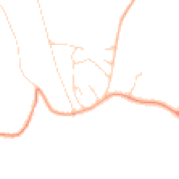 Daytime road noise heatmap for HP27 0SS