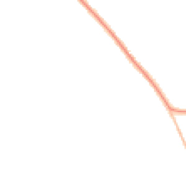 Night-time road noise heatmap for HP27 9EY