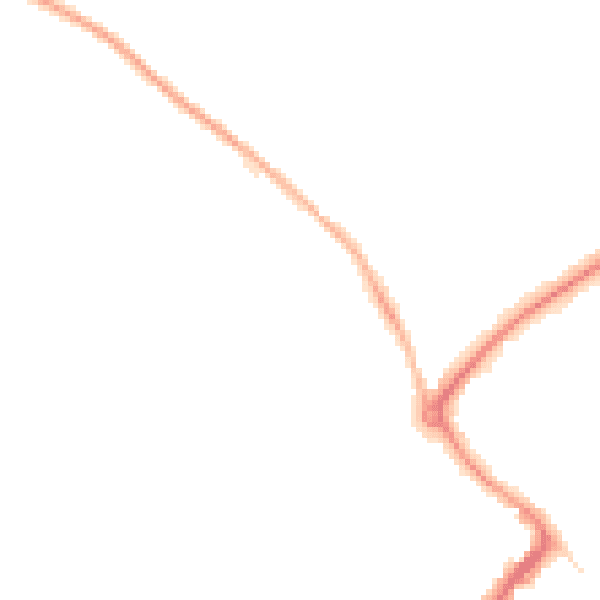 Night-time road noise heatmap for HP27 9HL