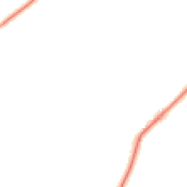 Night-time road noise heatmap for HP27 9NA