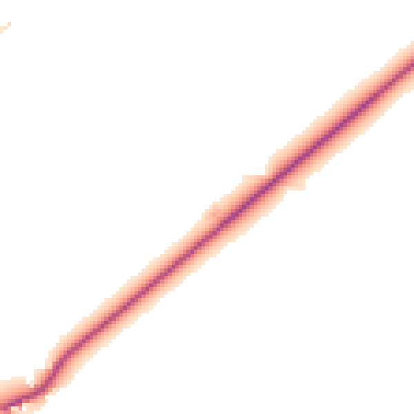Daytime road noise heatmap for HP27 9QE