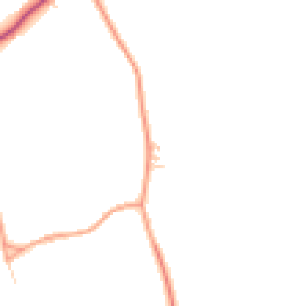 Daytime road noise heatmap for HP27 9QT