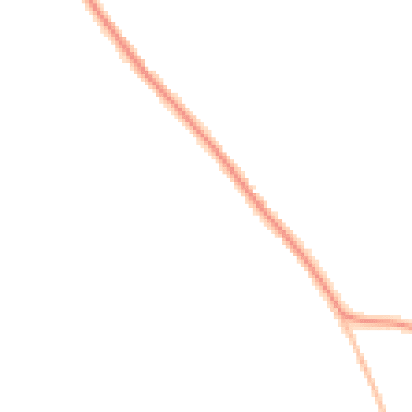 Night-time road noise heatmap for HP27 9SR