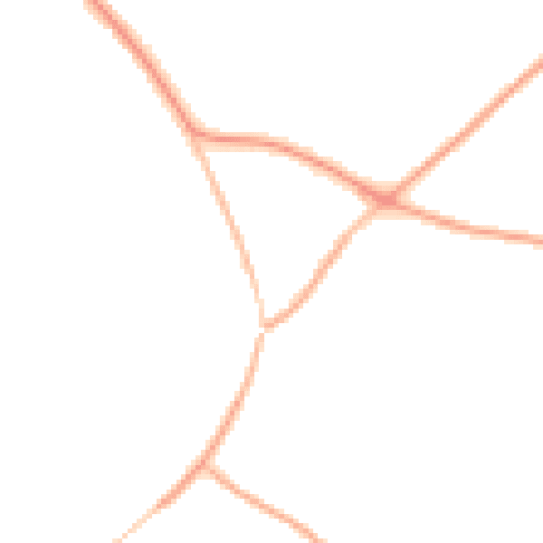 Night-time road noise heatmap for HP27 9TL
