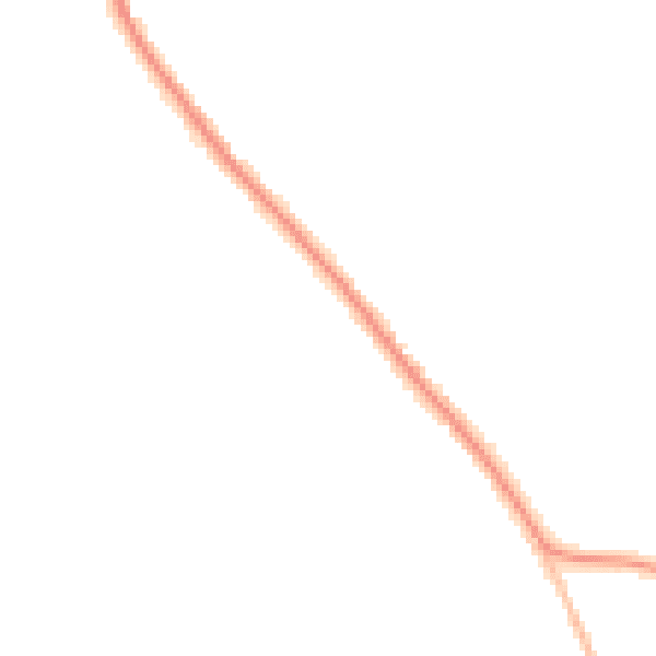 Night-time road noise heatmap for HP27 9TN