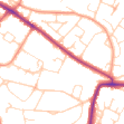 Daytime road noise heatmap for HP6 5AB