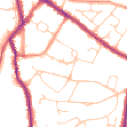 Daytime road noise heatmap for HP6 5AN
