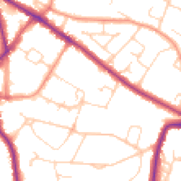 Daytime road noise heatmap for HP6 5AS