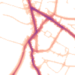 Daytime road noise heatmap for HP6 5BX
