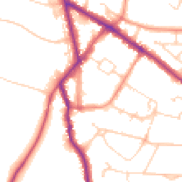 Daytime road noise heatmap for HP6 5DD