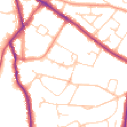 Daytime road noise heatmap for HP6 5DF