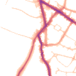 Daytime road noise heatmap for HP6 5DH