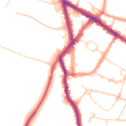 Daytime road noise heatmap for HP6 5DJ