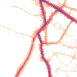 Daytime road noise heatmap for HP6 5DL