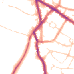 Daytime road noise heatmap for HP6 5DN