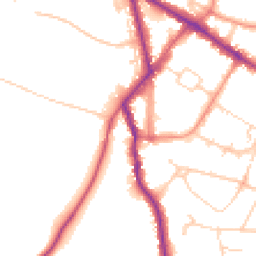 Daytime road noise heatmap for HP6 5DW