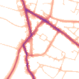 Daytime road noise heatmap for HP6 5EF