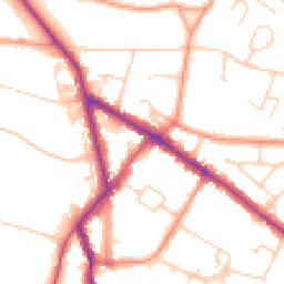 Daytime road noise heatmap for HP6 5EJ