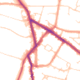 Daytime road noise heatmap for HP6 5EQ