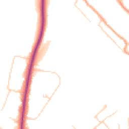 Daytime road noise heatmap for HP6 5FH