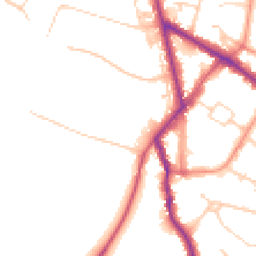Daytime road noise heatmap for HP6 5HA