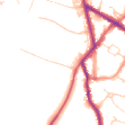 Daytime road noise heatmap for HP6 5HD