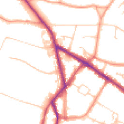 Daytime road noise heatmap for HP6 5HY