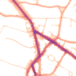 Daytime road noise heatmap for HP6 5HZ
