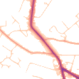 Daytime road noise heatmap for HP6 5PD