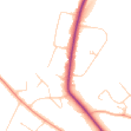 Daytime road noise heatmap for HP6 5PF