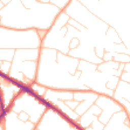 Daytime road noise heatmap for HP6 6BD