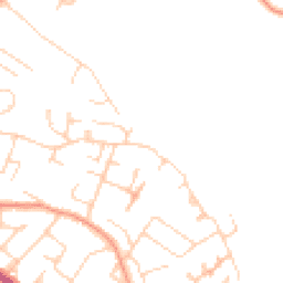 Daytime road noise heatmap for HP6 6EN