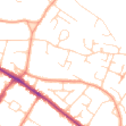 Daytime road noise heatmap for HP6 6EQ