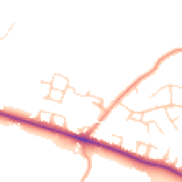 Daytime road noise heatmap for HP6 6FL