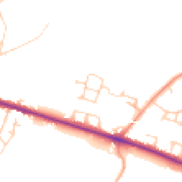 Daytime road noise heatmap for HP6 6FS