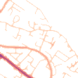 Daytime road noise heatmap for HP6 6LE