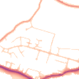Daytime road noise heatmap for HP6 6PU