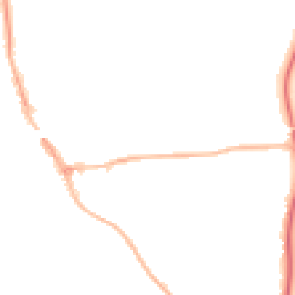Night-time road noise heatmap for HP9 1AQ