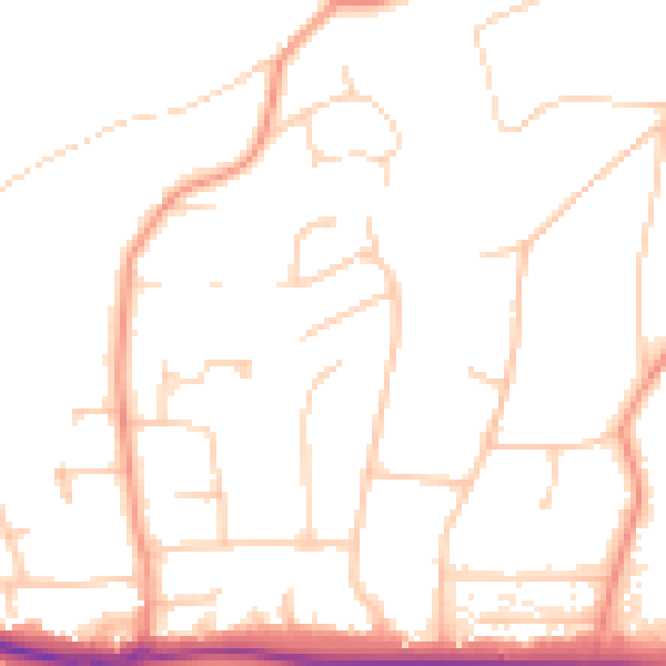 Daytime road noise heatmap for HP9 1BE