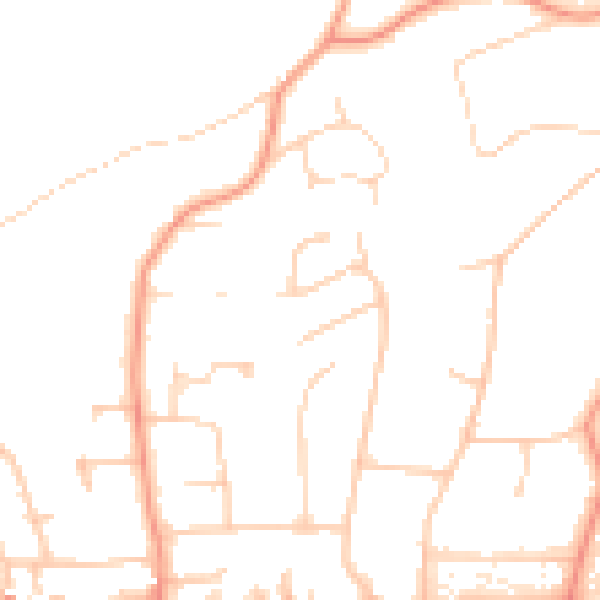 Daytime road noise heatmap for HP9 1BH