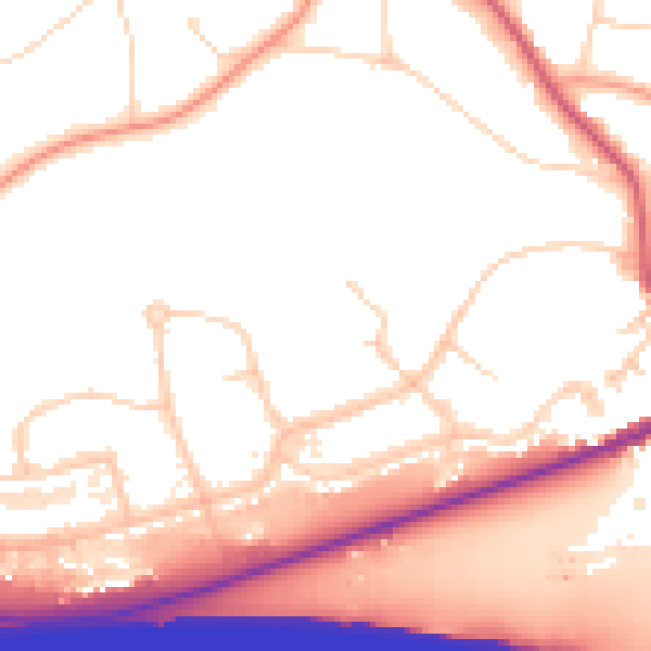 Daytime road noise heatmap for HP9 1BX