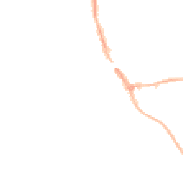 Night-time road noise heatmap for HP9 1JB