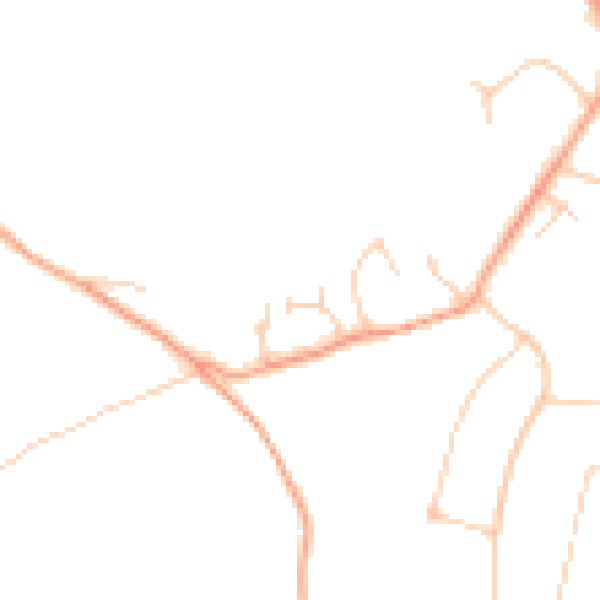 Daytime road noise heatmap for HP9 1XR