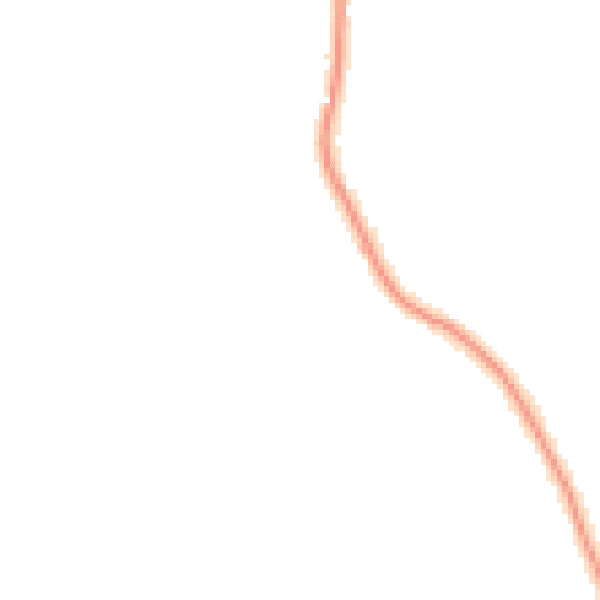 Night-time road noise heatmap for HP9 1XX