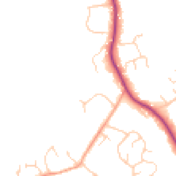 Daytime road noise heatmap for HP9 1YL
