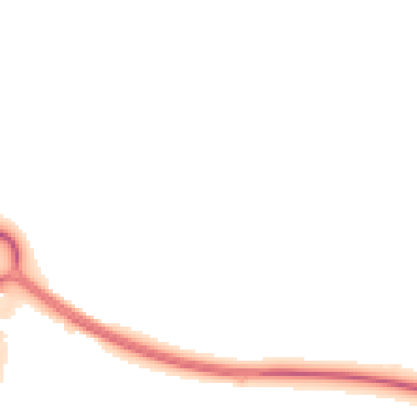 Night-time road noise heatmap for HP9 2BJ