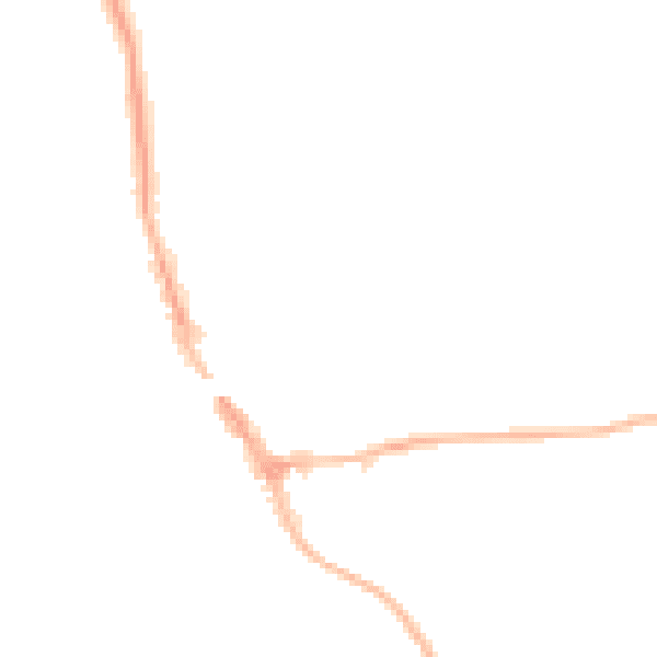 Night-time road noise heatmap for HP9 2DA