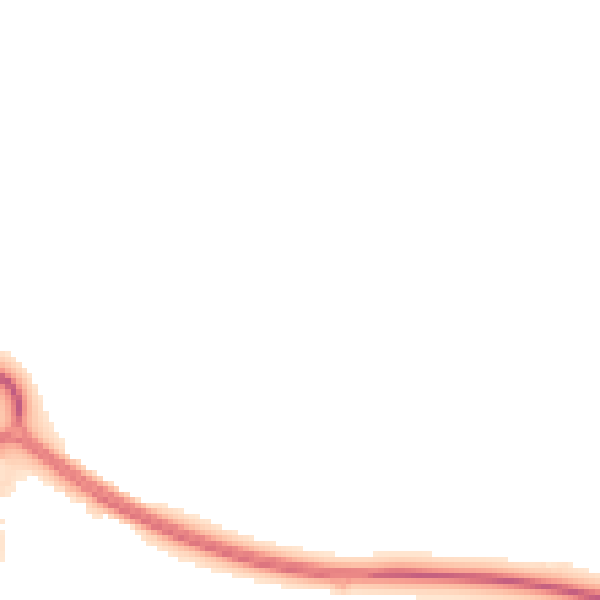 Night-time road noise heatmap for HP9 2DH