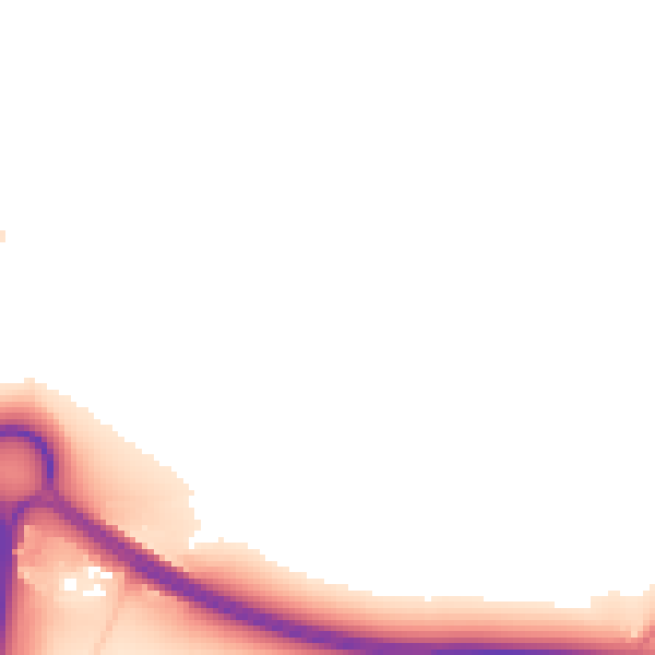 Daytime road noise heatmap for HP9 2EQ