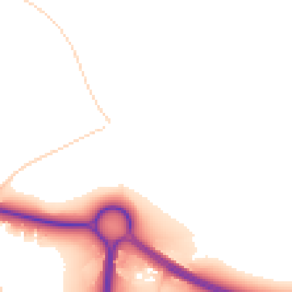 Daytime road noise heatmap for HP9 2RL